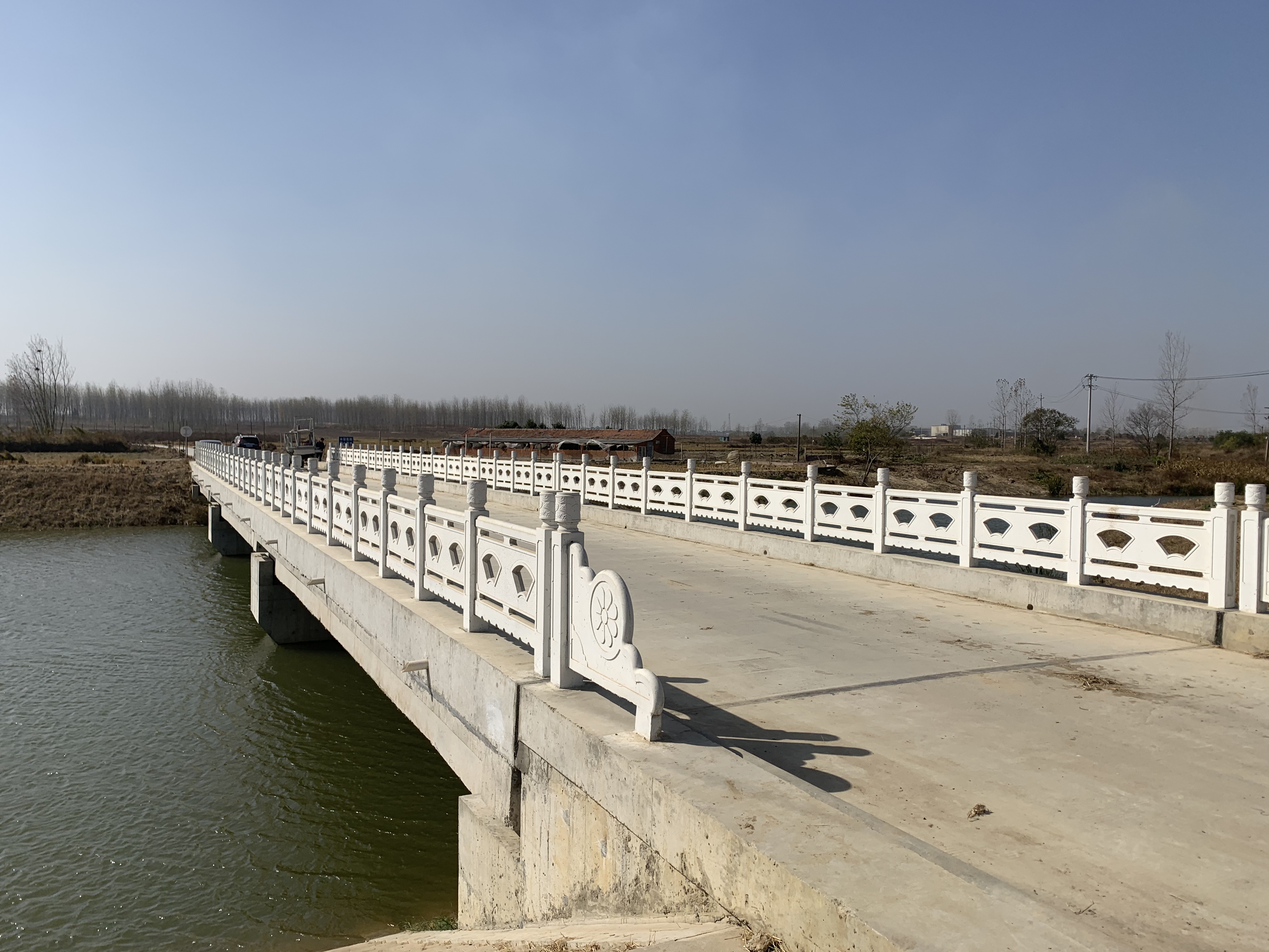 肥東縣袁河西河王子城河防洪治理工程機(jī)耕橋